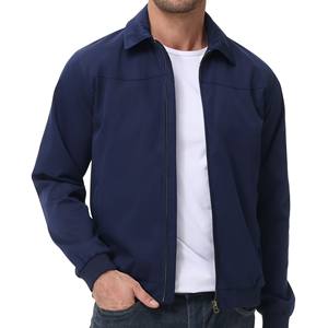 Vestes pour hommes, vestes de baseball, coupe-vent en polyester, imperméables, décontractées, vêtements d'extérieur, vestes bomber à fermeture éclair pour hommes - Product Image 1