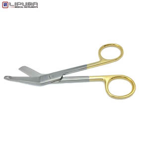 Ciseaux à bande croisée Rotes Premium 5,75 pouces (14,5 cm) Ciseaux de qualité chirurgicale T/C Lisses à bout arrondi/buté Instruments médicaux - Product Image 2