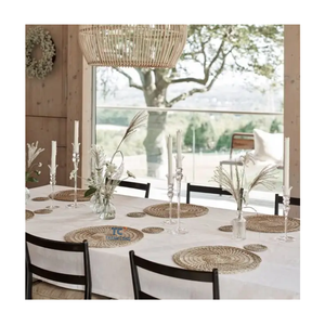 New Style Natural Seagrass <b>Rattan</b> <b>Placemats</b> Round Woven <b>Placemats</b> for Dining Tables Tablemat Jute <b>Placemat</b> Made in Vietnam - Product Image 5