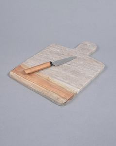 Utensilios de cocina de tipo colgante Diseño de incrustaciones de madera y resina por un fabricante profesional Tabla de cortar a precio de fábrica asequible - Product Image 5