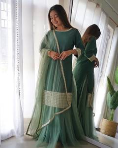 Designer Georgette Lehenga Choli for Women Wedding Party Festival Wear Lehenga Sequence Soft <b>Net</b> <b>Dupatta</b> Lehenga Choli Set - Product Image 4