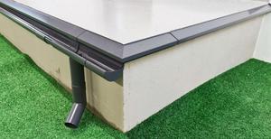Renoplast ®   Perfil de aluminio para aleros K10R, acabados para terrazas y balcones, suelos de resina, sistemas de drenaje - Product Image 3