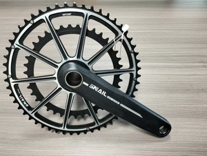 Manivelle de vélo de route 10/11 vitesses 50/34T BCD110mm creux Double disque <span class=keywords><strong>pignon</strong></span> en alliage d'aluminium 170mm Kit course vélo pédalier partie - Product Image 5
