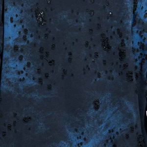 Sudadera con Capucha de Alta Calidad, 100% Algodón, Estilo Francés, Vintage, Lavado Ácido, Estampado con Flecos, Diseño Oversize, Otoño - Product Image 6