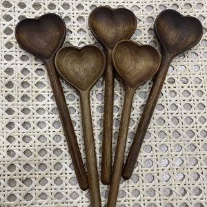 Vietnam Factory Acacia Wood Spatula Handle / Natural Wooden Cooking Spoon Decorative Kitchen Utensils Dishwasher <b>Microwave</b> Safe - Product Image 1