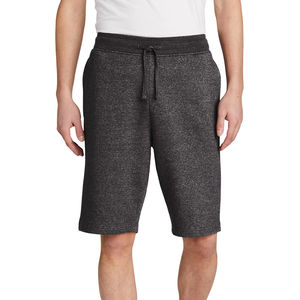 Pantalones cortos deportivos de algodón de rizo francés grueso para hombre, ropa de calle lisa al por mayor, pantalones cortos de sudor de lana con cordón, patrón sólido - Product Image 1