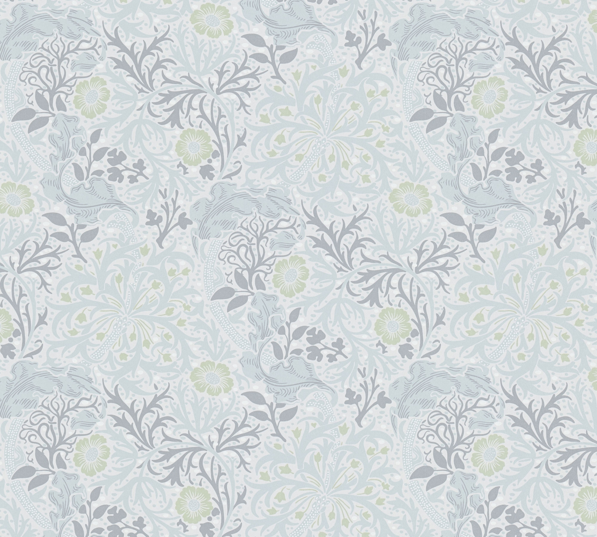 สีเทาสีขาวสีเขียว