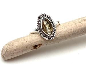 Estilo bohemio 925 plata esterlina citrino anillo de piedras preciosas joyería hecha a mano anillo de plata joyería para mujer regalo de boda para ella - Product Image 2