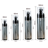 Bouteille en plastique PET vide en gros pour cosmétiques, vaporisateur à fine brume, parfums et liquides – 30ml, 60ml, 80ml, 100ml, 120ml, 4oz, 5oz