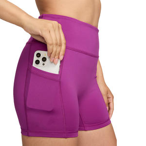 Shorts de compression pour femmes, logo personnalisé, shorts de sport OEM, respirants, extensibles, vente en gros - Product Image 6