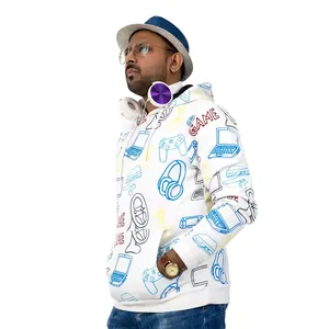 Pull à capuche personnalisé pour les garçons et les filles Gamming Coupe unisexe avec options de conception personnelles Élégant, durable et confortable - Product Image 4