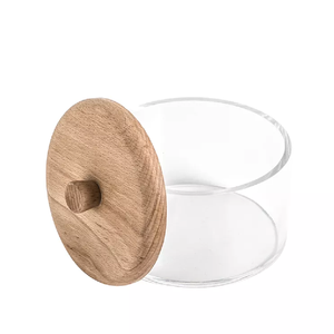 Caja de almacenamiento acrílica hecha a mano personalizada de lujo Entrega rápida Stock listo para fruta seca o dulce para exhibición de joyas - Product Image 1