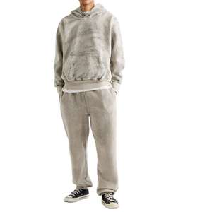 Custom Street Wear Pantalones de chándal y Sudadera con capucha Conjunto Chándales Sudaderas con capucha transpirables Hombres Conjuntos de chándal al por mayor OEM - Product Image 1