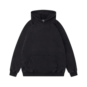 Sudadera con Capucha Lavada al Ácido de 420 g/m², Estilo Holgado con Hombros Caídos, Forro Polar Grueso, Modelo 2026 - Product Image 6