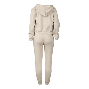 Conjunto Deportivo de Felpa para Mujer, Tallas Grandes, 100% Algodón, Transpirable, Diseño Sólido, para Deportes de Invierno, Venta al Por Mayor - Product Image 6