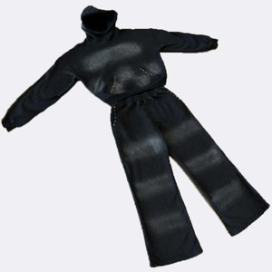 Survêtements Vintage 500 GSM 100% coton pour hommes Survêtements de maternité poids lourd lavage à l'acide survêtements délavés au soleil 2 pièces Streetwear - Product Image 1