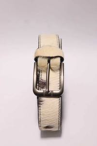 Men & Women Genuine Hair On Leather Belt <b>Vintage</b> Cowhide Patterned Designer Waistwear for Casual & Street Style Looks - Product Image 5