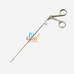 <b>Micro</b> Laryngeal Forceps up with Heart-Shaped Jaw | 22cm Manual Precision ENT Surgery Instrument Set | OldMed - Product Image 3
