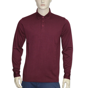 Ropa de hombre de alta calidad, venta al por mayor a granel, camisetas lisas de manga larga, polos de talla grande, polos con logotipo personalizado para hombre - Product Image 6