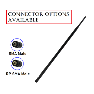 Antena de látigo de alta ganancia ETEILY 433MHz 12dBi diseño de pato de goma con conector SMA (M) cuerpo móvil para comunicación hecho India - Product Image 4