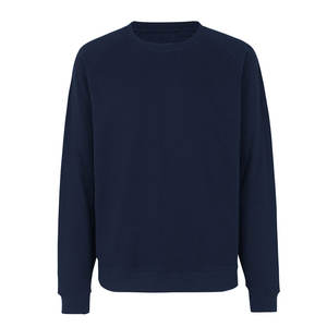 Verde personalizado de alta calidad francés Terry 100% de algodón liso gota hombro cuello redondo al por mayor sudadera Unisex - Product Image 5