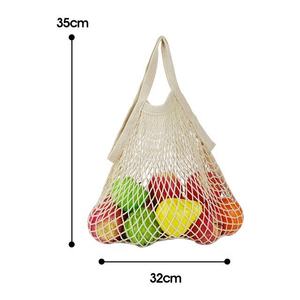 Eco-Friendly Recyclable Cotton <b>Net</b> <b>Bag</b> with Customizable Size & Compartments for Multi-Use Applications - Product Image 5