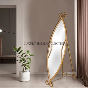 Modern Geometric Design Premium Metal <b>Floor</b> <b>Mirror</b> with Durable Finished Perfect for Sophisticated Home Decorations - Product Image 5