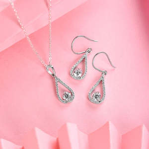 Compre en Línea Conjuntos de Pendientes de Plata de Ley 925 de Primera Calidad para Bodas - Product Image 2