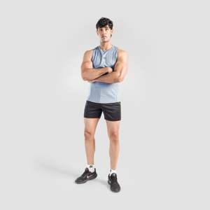 เสื้อกล้ามแขนตกสีเทาสำหรับผู้ชายทรงปกติ - Product Image 4