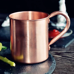Copper Mug High Quality 200ml Moscow Mule Copper Mug Hammered <b>Stainless</b> <b>Steel</b> Mug Drinkware Lowest Price - Product Image 4