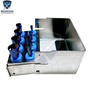 Kit de trephines dentaires de haute qualité, ensemble de fraises de trephine pour la coupe osseuse chirurgicale, instruments de chirurgie implantaire, instruments autoclavables - Product Image 2