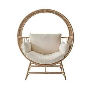 Juego completo de silla de huevo de ratán duradera cama de día Interior Exterior sala de estar Villas dormitorio comedor hoteles cómodo para apartamento - Product Image 4