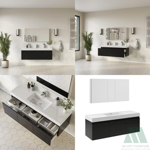 An VIET FURNITURE Armoires modernes en bois prêtes à assembler Buffets en bois pour chambre à coucher cuisine salon maison bureau-Vente en gros - Product Image 2