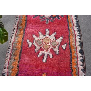 พรมขนสัตว์สไตล์เตอร์แบบตุรกีผืนใหญ่สีส้มแดงแบบชาวชาติพันธุ์พรมเย็บปะติดปะต่อกันโถงทางเดินสี่เหลี่ยมขนาด10มม. ทำจากยางใหม่สำหรับห้องนอนห้องนั่งเล่น - Product Image 5