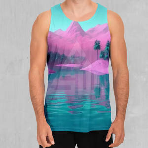 Nouveauté 2025 Débardeur décontracté léger pour homme Couleur unie personnalisée Séchage rapide Respirant Écologique Prix de gros - Product Image 1