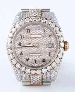 Montre durable à diamants Moissanite VVS de style hip-hop pour unisexe à un prix abordable Montre diamant VVS Lab - Product Image 5