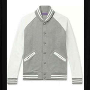 Resalta tu sentido de la moda con la chaqueta universitaria de tela de lana para hombre construida para la comodidad y la ropa de calle atemporal - Product Image 1