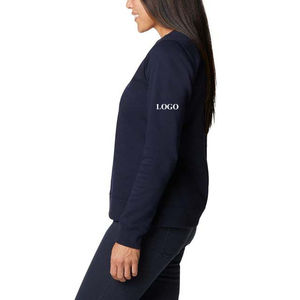 OEM service personnalisé surdimensionné col rond hiver pull pulls décontractés grande taille femmes haute respirant haut tendances Pakistan - Product Image 2