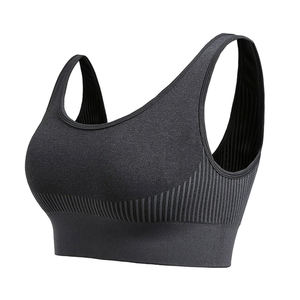 High Quality <b>Backless</b> Crop Sports <b>Bra</b> for Fitness Workouts Simple Halter Neck Design Plus Size Option Made in Pakistan - Product Image 1
