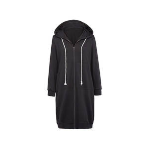 En gros Femmes Longues À Capuche Robes Bas Prix Pas de QUANTITÉ MINIMALE DE COMMANDE Polyester Hoodies - Product Image 4
