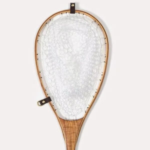 Red de Pesca con Mosca para Exteriores con Marco de Madera y Malla de Goma, Herramienta para Capturar Truchas con Lanzamiento Manual - Product Image 1