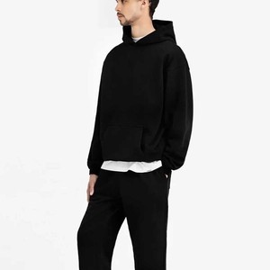 Sweat à capuche surdimensionné Vintage polaire sweats à capuche lourd détresse lavé sweat pour Couple 2025 automne sweats à capuche surdimensionnés - Product Image 4