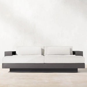 Modern Aluminum <b>Garden</b> Lounge <b>Sofa</b> Set Luxury Waterproof Patio Furniture Sectional Couch For Outdoor Villa Courtyard Hotel Use - Product Image 1