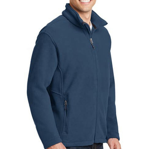 Vestes polaires pour hommes, vêtements d'extérieur chauds et confortables en coton polyester teint uni pour l'automne et l'hiver - Product Image 6