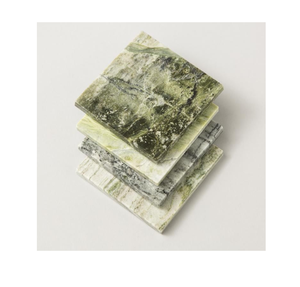 ชุดถาดรองแก้วหินอ่อนและทองเหลืองพร้อมดีไซน์รูปใบไม้ถาดรองแก้ววัสดุเป็นมิตรต่อสิ่งแวดล้อมสำหรับถ้วยชาปรับขนาดได้ตามต้องการ - Product Image 4