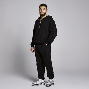 Wholesale Custom Made High Quality <b>Black</b> Color 100% Cotton <b>Men's</b> <b>Hoodie</b> Pocket Design Screen Printing Pullover <b>Hoodie</b> For <b>Men</b> - Product Image 3