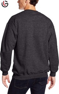 Men's High Quality Crewneck Sweatshirt with Custom Logo Embroidery <b>Thick</b> <b>Fleece</b> Hoodie for Autumn Digital Printing Method - Product Image 5