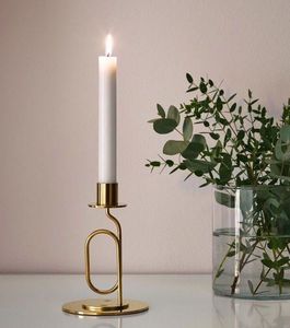 Support conique en métal artistique adapté à la décoration de table classique et aux paramètres d'ambiance aux chandelles contemporaines - Product Image 6