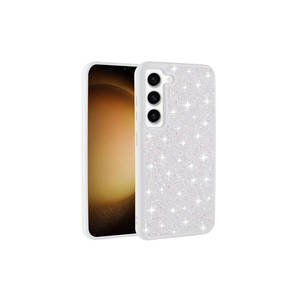 Coque en silicone souple Netzy SAFA Series Lilac de luxe avec strass et diamants pour Samsung Galaxy S23, coques arrière en silicone souple pour A53 7 - Product Image 4