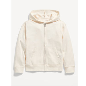 ราคาขายส่ง เสื้อฮู้ดซิปแบบใหม่ OEM ผ้าฟลีซผสมผ้าฝ้าย สีพื้น ออกแบบเองได้ บริการ OEM - Product Image 1